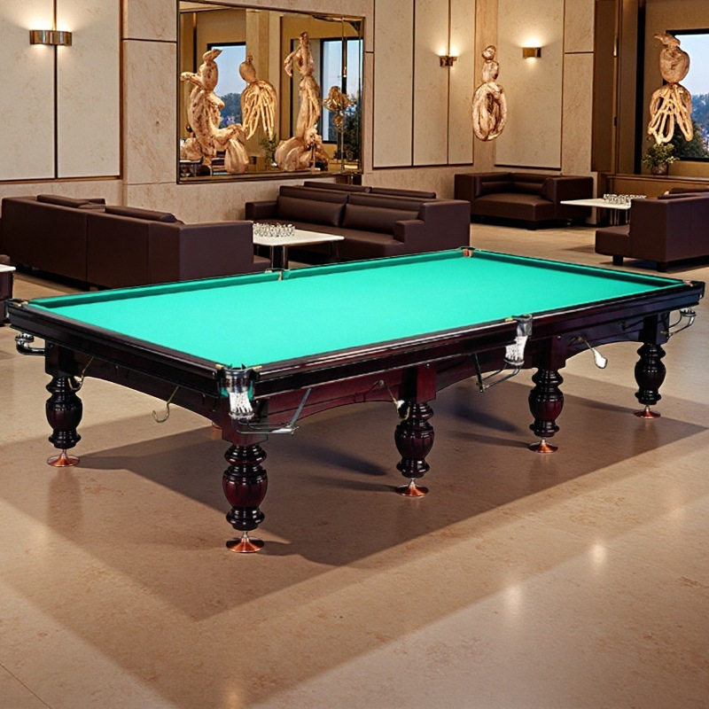 鑫球星俄式台球桌牌斯诺克广州深圳台球桌标准型家用室内台球桌厂