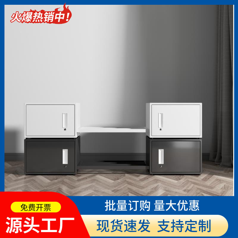 简约铁艺床底鞋柜收纳