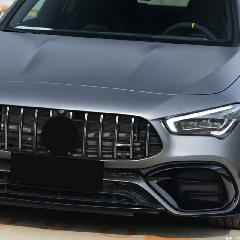 适用奔驰c118 cla45 amg 20-23款前风刀风口车贴空力套件改装配件