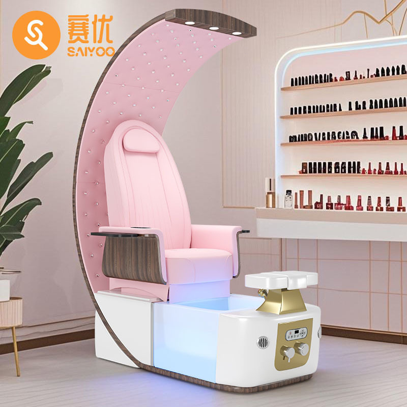 电动按摩美容美甲椅美容院美甲店水疗spa沐足沙发椅美足美睫椅