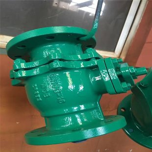 铸钢气动法兰衬胶球阀 10C 软密封球阀 Q641J 气动衬胶开关球阀