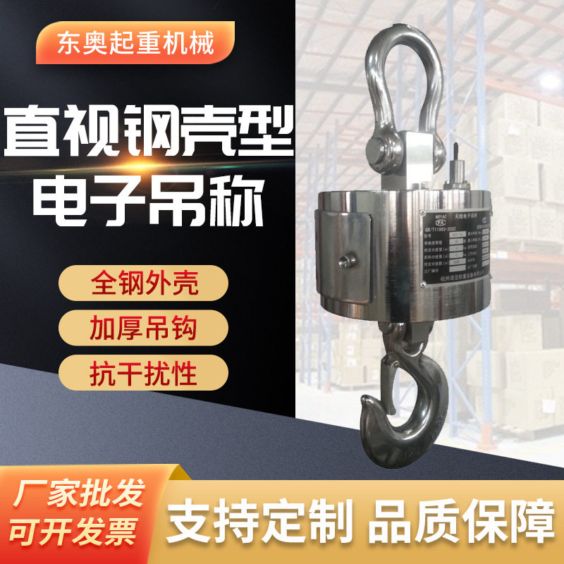 起重直视电子吊秤10T/15T钢壳
