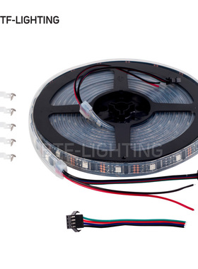 精品led全彩灯条WS2801 5050贴片双信号WS2801ic幻V彩DC5V软灯带