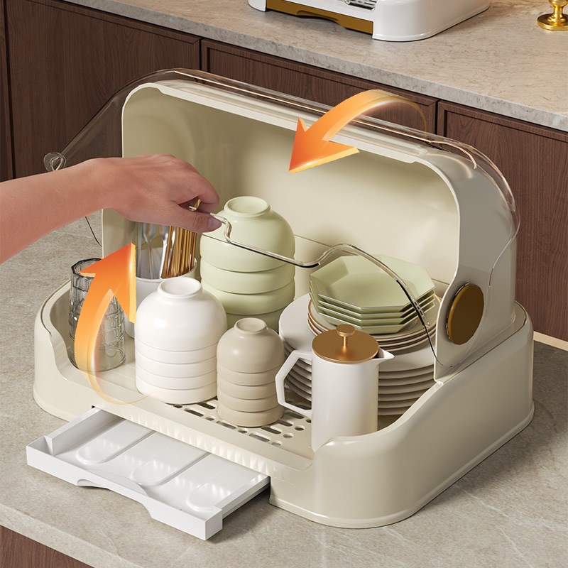 碗筷餐具c收纳盒厨房置物架放碗碟子盘子收纳架碗架台面碗碟沥水