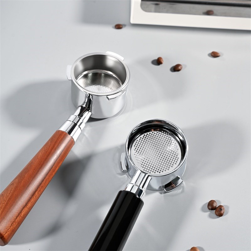 小白醒醒柏翠/东菱/网易咖啡w机无底手柄51mm三耳意式不锈钢通用