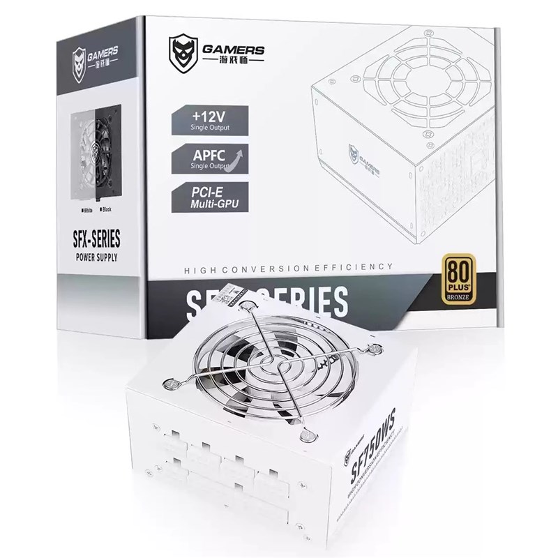 SFX小电源额定650W/600Wu/550W/sfx750W台式机小机箱ITX铜牌全模