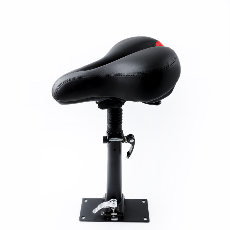 滑板车座椅免打孔 8寸10寸电动滑板车折叠减震座椅电动滑板车配件