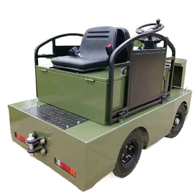 普尔夫双座双人座电动牵引车双人座驾牵引车头牵引头前后双座