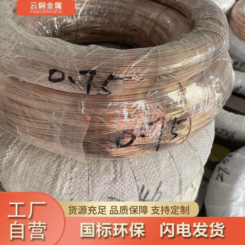 东莞现货0.45mm0.7mm0.75mm磷铜线光亮绕盘磷铜丝压扁调直