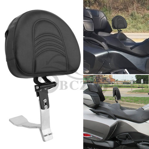 摩托车配件 适用庞巴迪 Spyder RT 2008-2017改装司机靠背 三条纹
