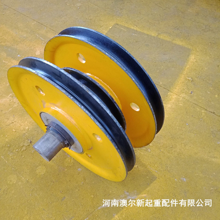 厂家供应起重配件热轧滑轮片565*180起重定滑轮组门吊滑轮组