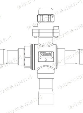 Castel卡士妥三通球阀6690E/M42,带ODS铜接头