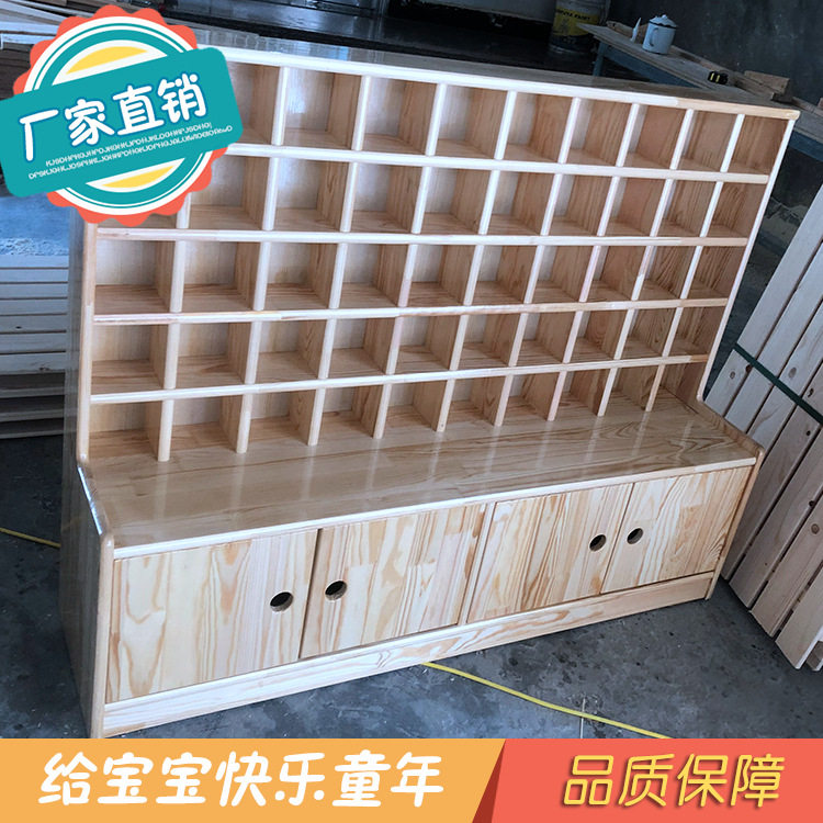 幼儿园实木口杯架儿童木质茶杯架茶水柜木制水杯置物架收纳批发