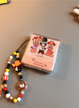 厨师长狗适用小米mixflip2手机壳华为purax卡通pocket2透明novaflip荣耀v三星zflip7456可爱oppofindn3n2w女0