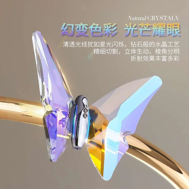 凯乔 蝴蝶吸顶灯 创意后现代简约卧室轻奢房间灯设计师极简新品