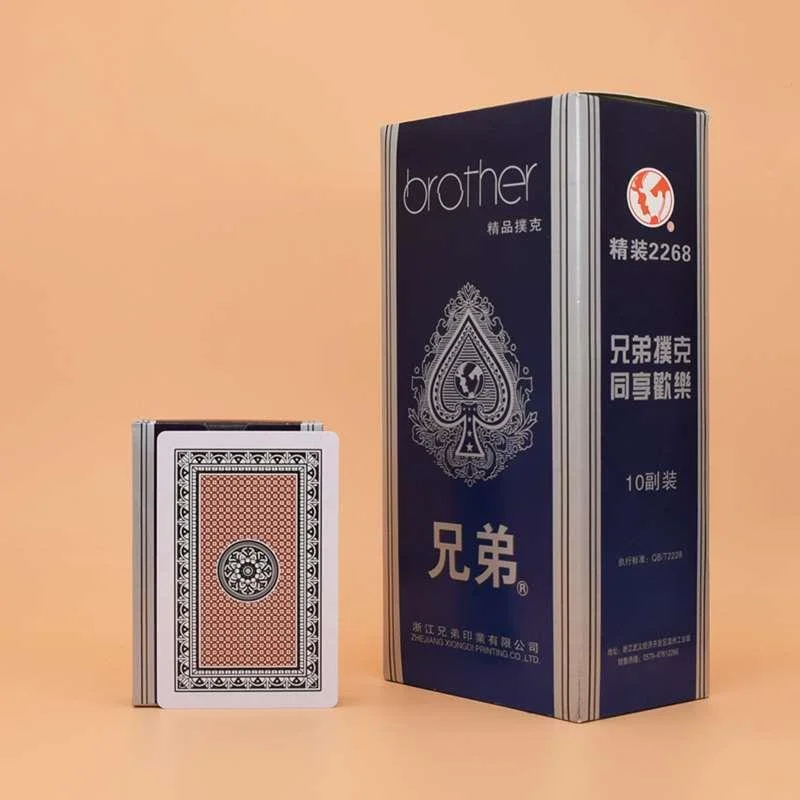 100副扑克牌钓鱼 宾姚亮牌正名加厚整箱纸成人正品棋牌室经济新品