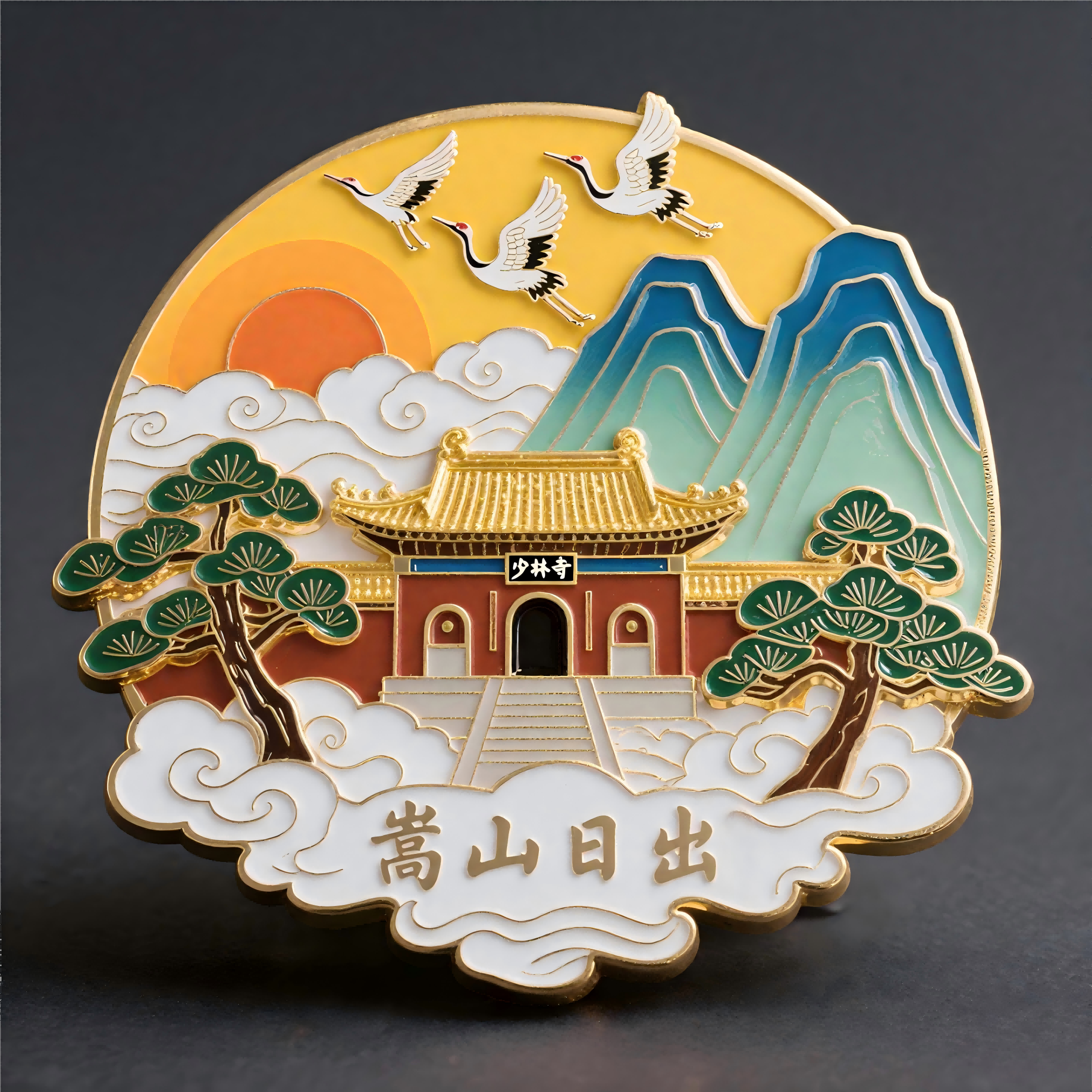 河南嵩山金属冰箱贴创意磁贴