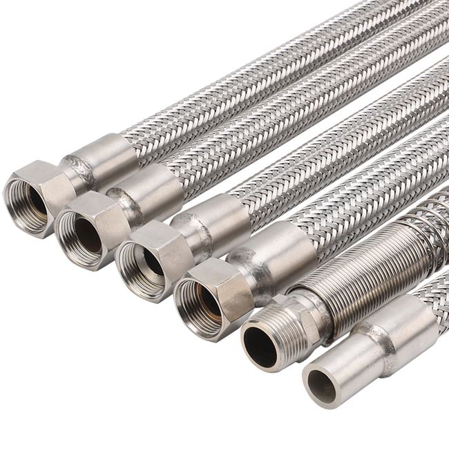 速发04不蒸耐波i纹管编织网金属工业4分6分1寸钢高温锈汽高压软管