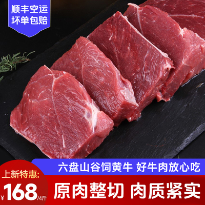 芈羊羊宁夏谷饲黄牛牛腿肉4斤