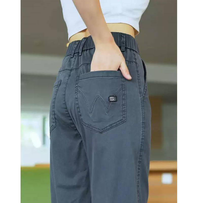 商务休闲裤男士2025秋季新款修身直筒西裤男款春秋弹力运动长裤子