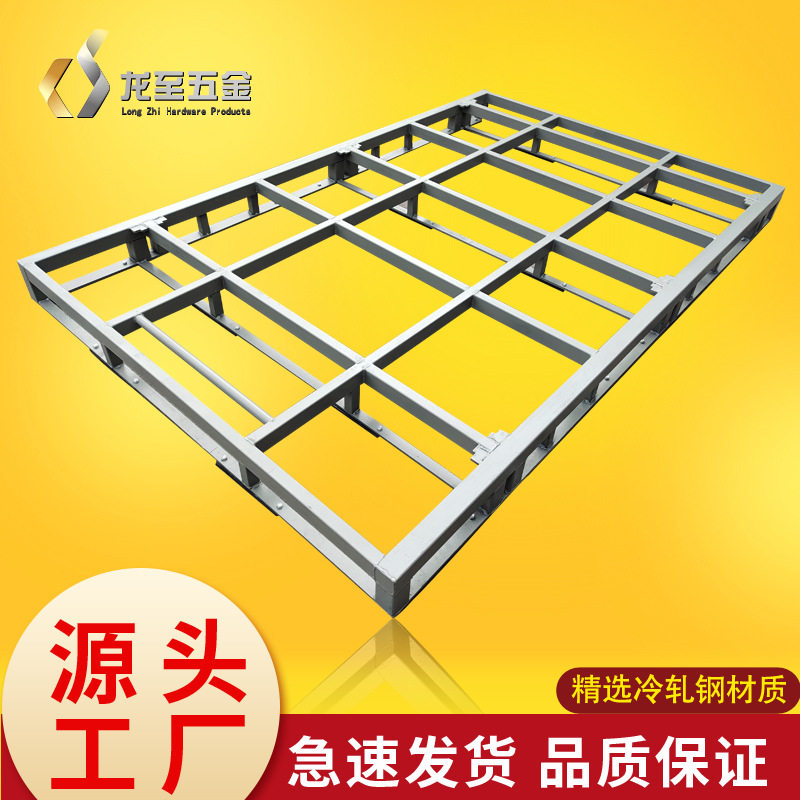 龙至重型双面防滑钢制叉车托盘 仓储搬运 1200*1000mm 承重2吨