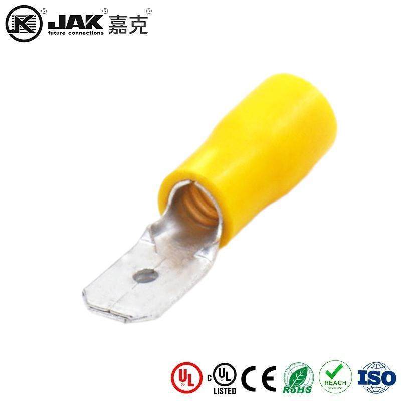 JAK接线端子MDD5.5-250平方压线束连接器尼龙绝缘护套公插端  KST