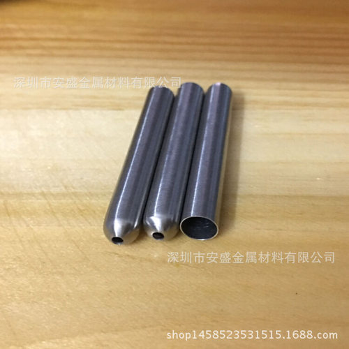 304,316L不锈钢管封头不锈钢管磨尖缩口翻边加工