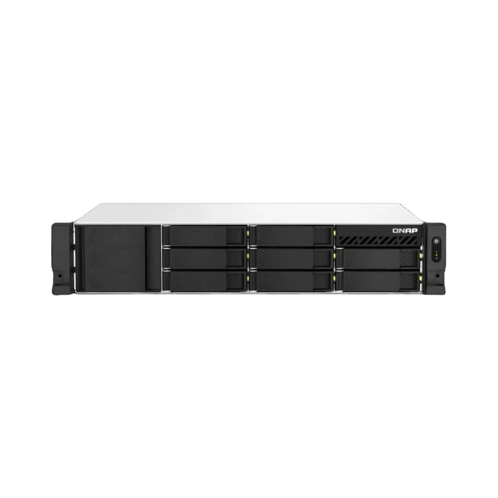 QNAP TS-873AeU-RP-4G-CN高质量8托架热插拔NAS服务器，带USB接口