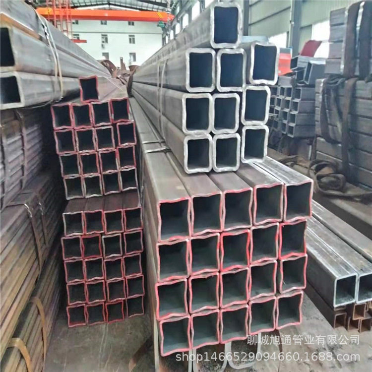 机器做Q345B无缝方管 Q345B扁通钢管 圆改方工艺 保直线度