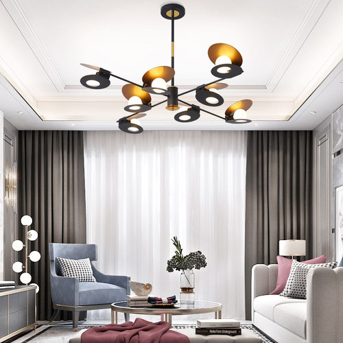 北欧吊灯客厅灯简约现代大吸顶灯卧室2021年新款网红灯饰灯具