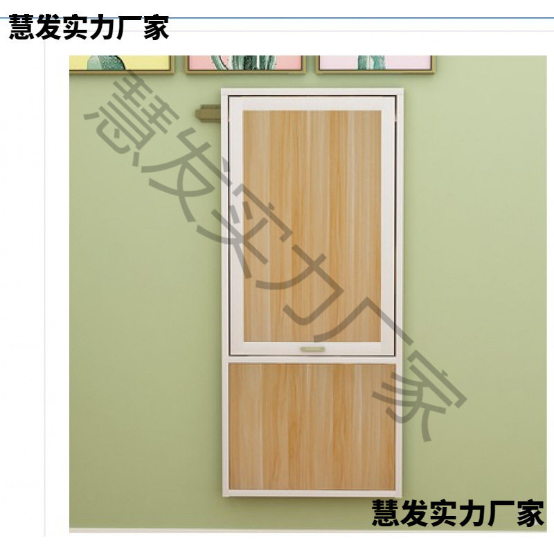 W6壁挂折叠桌餐桌小户型伸缩隐形家用墙桌折叠桌子简易墙上桌吧台