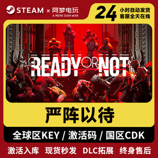Steam 严阵以待 国区激活码 ready or not CDKEY 中文正版PC游戏