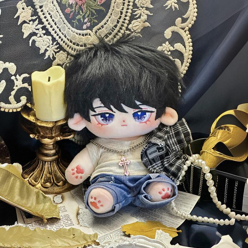 李泽言20cm棉花娃娃正版厂娃