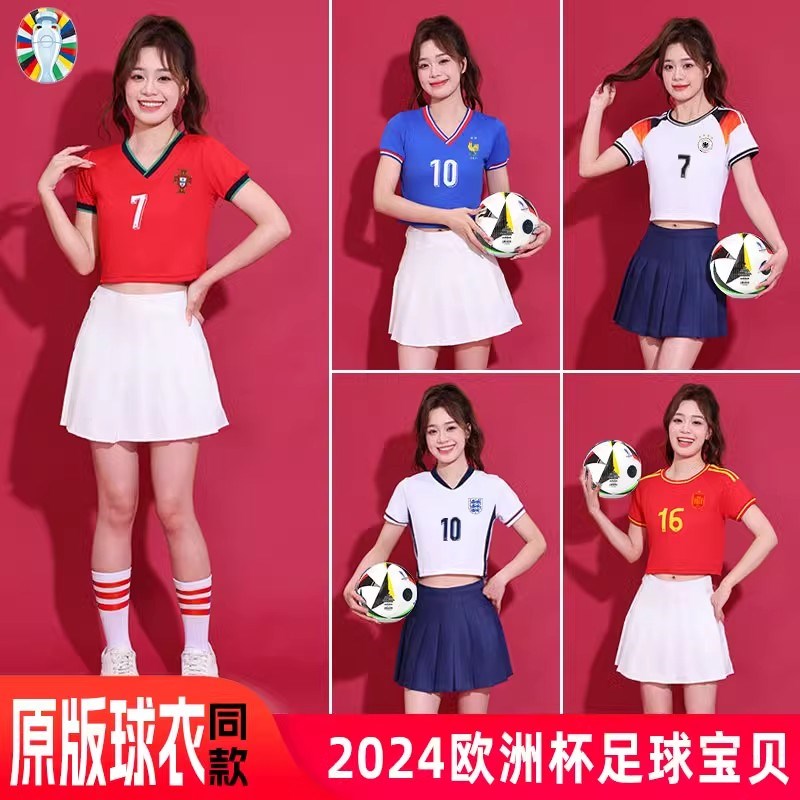 速发2酒24欧洲球足杯宝贝拉拉队表演服啦啦操夜店0吧咖啡屋辣妹服