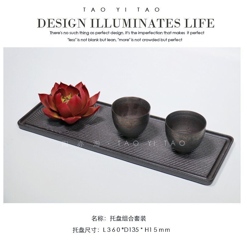 速发新中式禅意红色莲花线香插手工托盘飘窗陶瓷客厅 香炉插香器