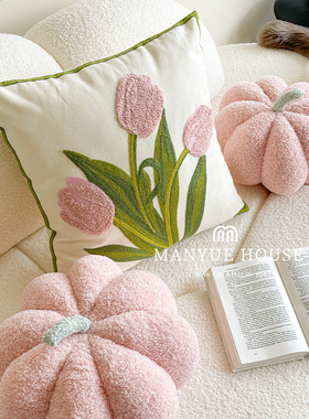 速发M.lif抱 王炸性价比 郁金香抱枕靠垫枕爱靠枕床头腰可e枕套