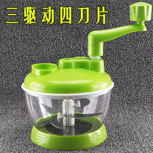 速发饺家用机器用大机粉碎器容量手摇水饺馅商手搅陷动较绞菜碎肉