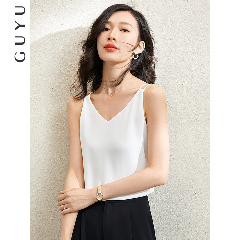 速发带吊背心夏季新款内v打底衫高端性感外穿搭领上衣