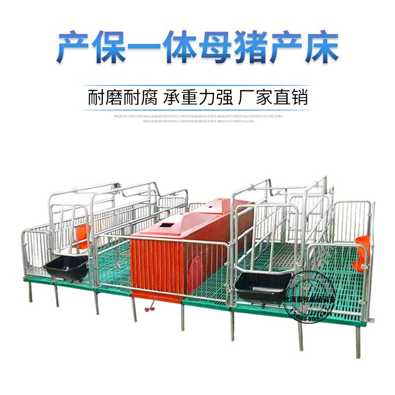速发双体母猪产床保育两用分娩床限位栏栏猪场配件大全养殖设备