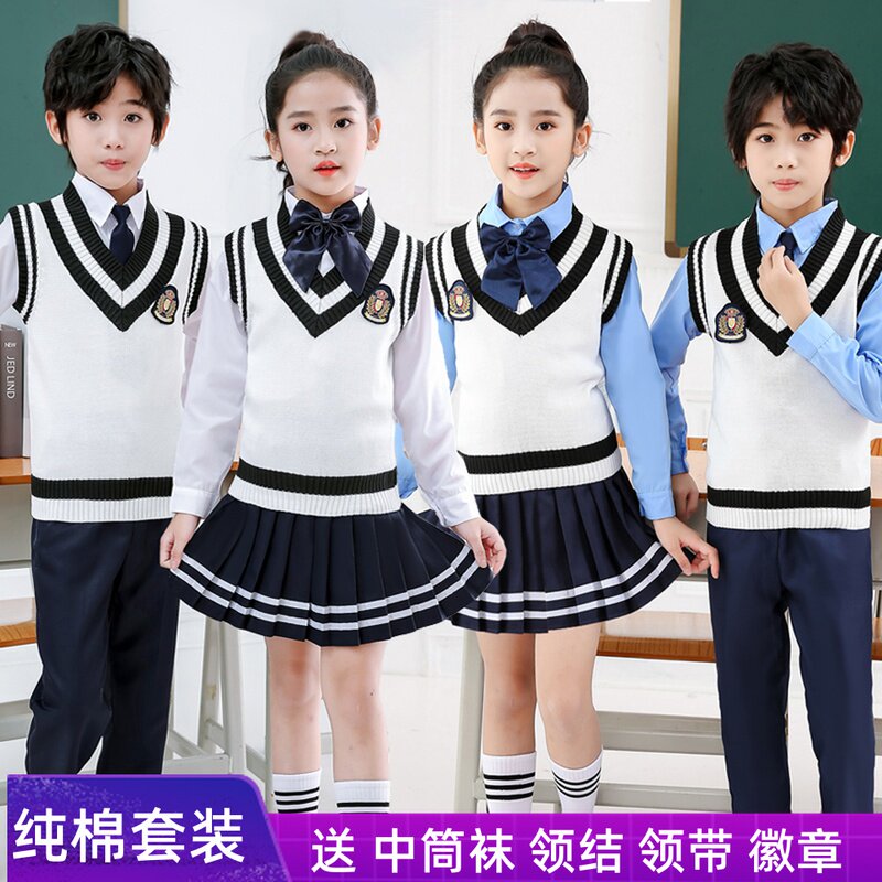 速发儿演大合唱服装幼儿园班服校服诗出服中小学生童朗诵比赛服表
