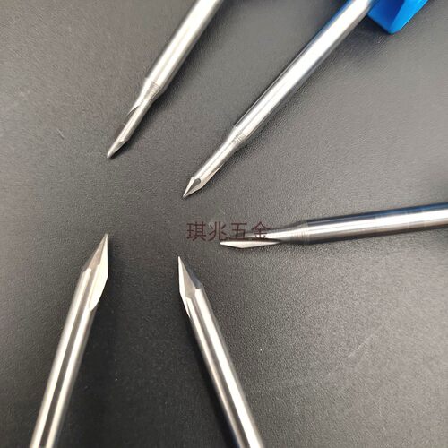 速发铝用钨钢合标单侧20度直槽定点钻整体金非倒角刀双边40度