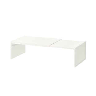 纳由美厨房置物架可伸缩分层桌面橱柜碗碟收纳架锅架台面厨具