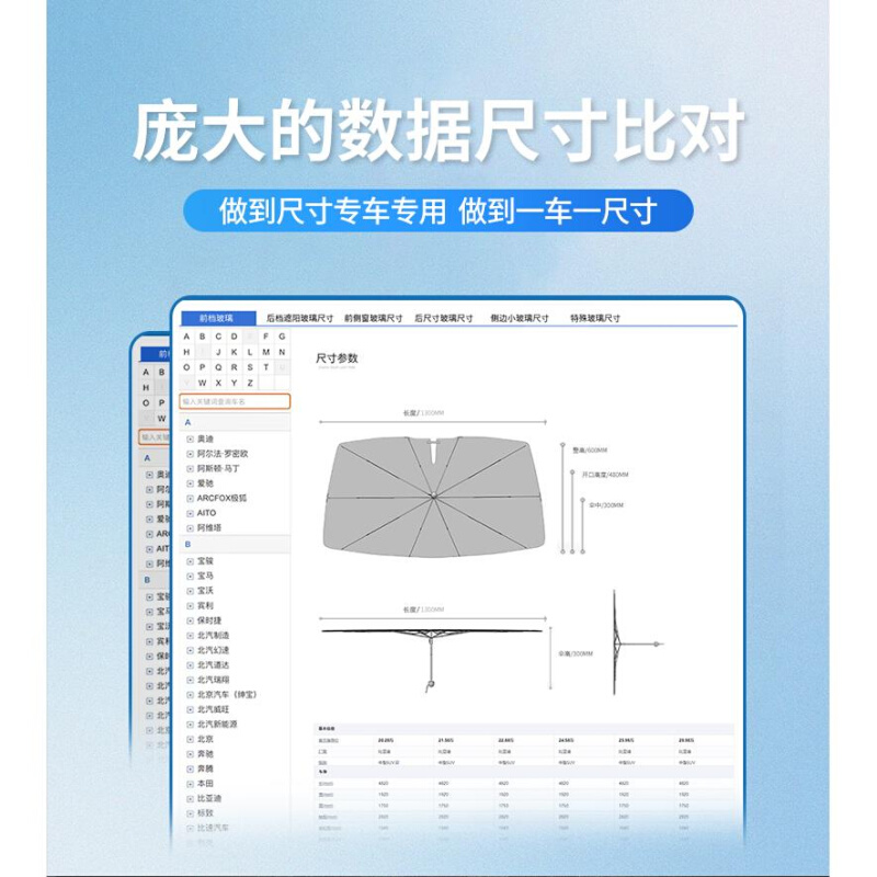 众泰遮阳伞SR7T700/600/500/300 大迈X5 SR7/9汽车前挡防晒遮阳帘 汽车用品/电子/清洗/改装 遮阳挡 原图主图
