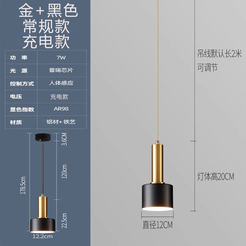 免布线充电床头吊灯设计感轻奢主卧室玄关现代简约创意升降式吊灯,家装灯饰光源,床头/玄关/吧台/过道吊灯,淘宝优惠券,粉丝福利购,淘宝优惠卷