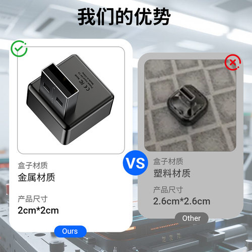 热销carplay模块2in1智能便携车载互联盒子安卓Autocarplay盒子