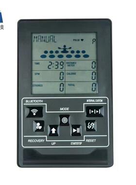 水阻划船器电子仪表时间距离显示屏功能多数据面板健身器材计数器