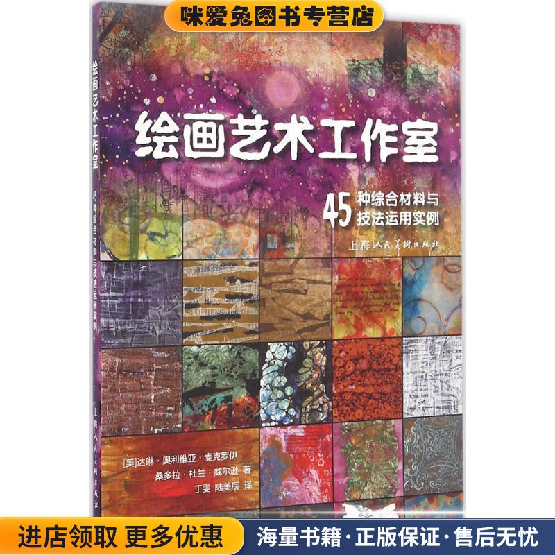 繪畫藝術(shù)工作室—45種綜合材料與技法運用實例(正版收藏品)[美] 達琳·奧利維亞·麥克羅伊,桑多拉·杜蘭·威爾遜 著,丁雯 陸美辰