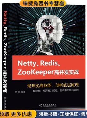 Netty、Redis、Zookeeper高并发实战(正版收藏品)尼恩机械工业出版社9787111632900