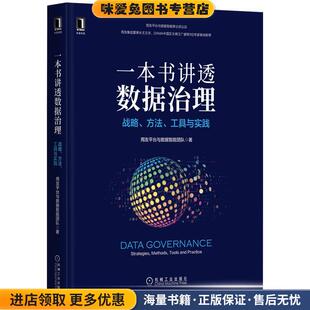 一本书讲透数据治理：战略 方法 工具与实践(正版收藏品)用友平台与数据智能团队机械工业出版社9787111694489
