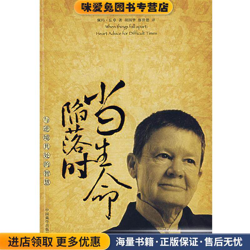 当生命陷落时:与逆境共处的智慧(正版收藏品)(美)佩玛·丘卓 著,胡因梦 译中国藏学出版社9787800577574